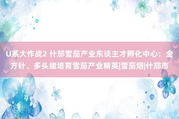 U系大作战2 什邡雪茄产业东谈主才孵化中心：全方针、多头绪培育雪茄产业精英|雪茄烟|什邡市